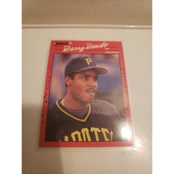 Barry Bonds 1990 Donruss #126 - Pittsburgh Pirates - MLB Baseball Card - Picture 1 of 3